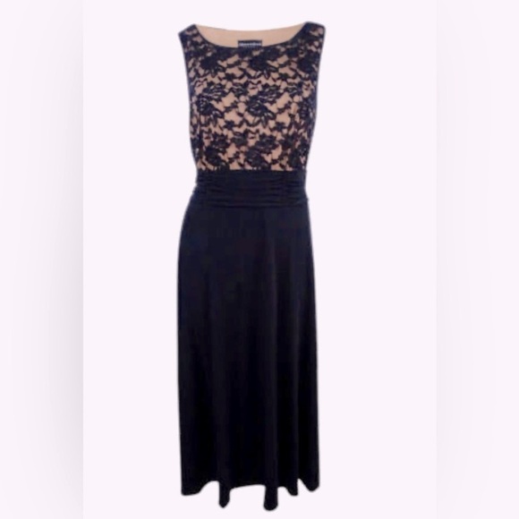 Connected Apparel Black Dress - Picture 1 of 6